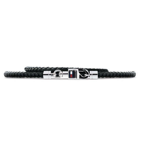 Bracciale Uomo Tommy Hilfiger 2701063 Argento puro 925 Nero