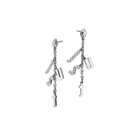 Oorbellen Dames Just Cavalli JCER00300100 Zilverkleurig