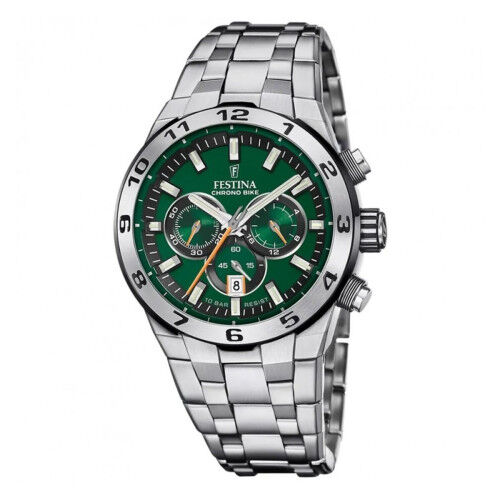 Herrenuhr Festina F20670/2 grün Silberfarben