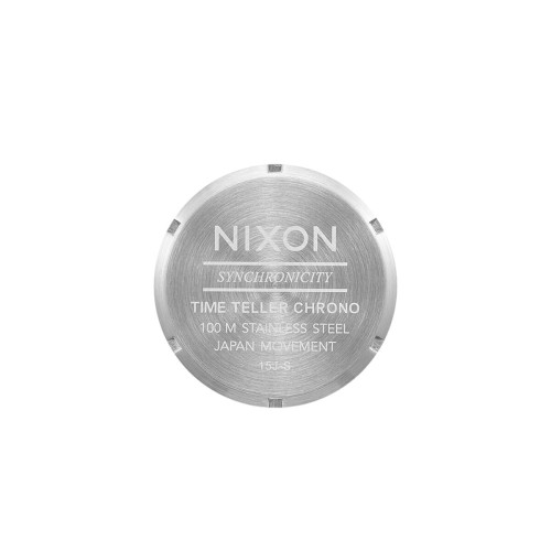 Herrenuhr Nixon TIME TELLER Silberfarben