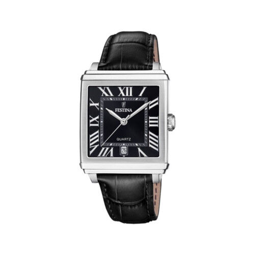 Reloj Mujer Festina F20681/3 Plateado Negro