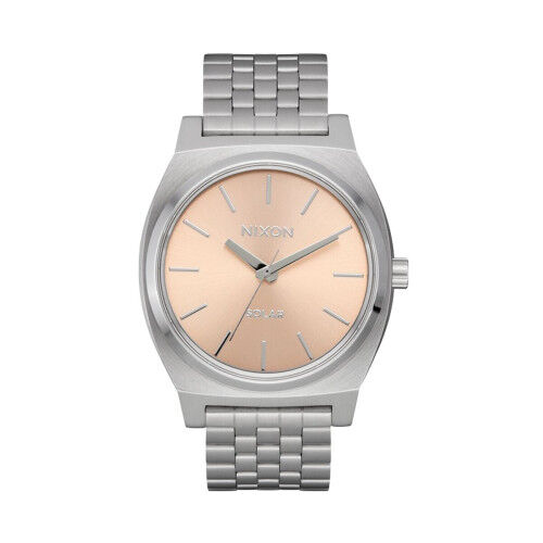 Orologio Uomo Nixon TIME TELLER SOLAR Argentato