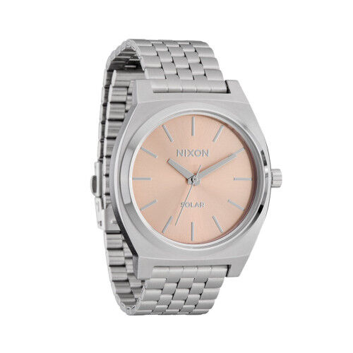 Orologio Uomo Nixon TIME TELLER SOLAR Argentato