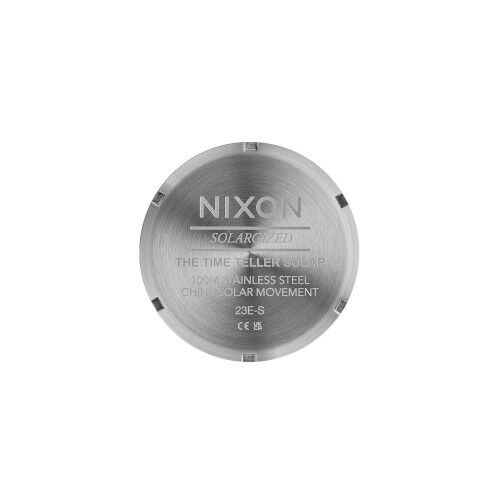 Herrenuhr Nixon TIME TELLER SOLAR Silberfarben