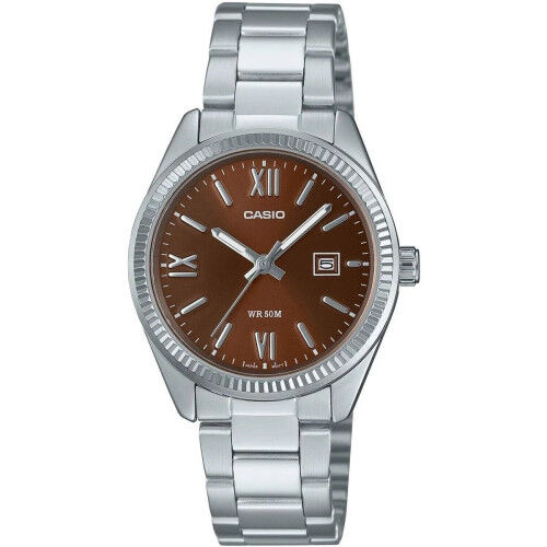 Horloge Dames Casio LADY DATE - BROWN (Ø 30 mm)