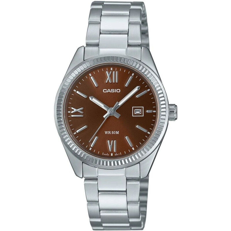 Orologio Donna Casio LADY DATE - BROWN (Ø 30 mm)