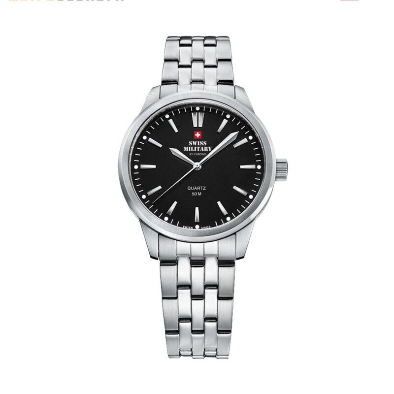 Herrenuhr Swiss Military Chrono SMP36010.01 Silberfarben