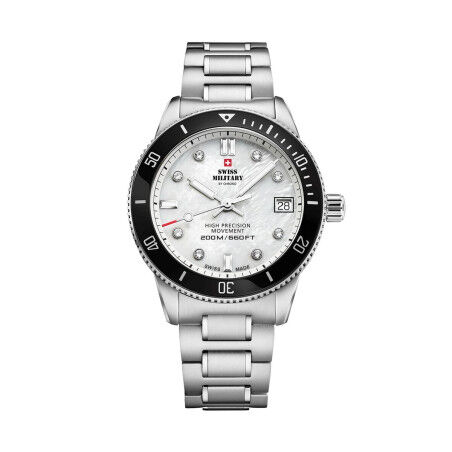 Herrenuhr Swiss Military Chrono SM34089.03 Silberfarben