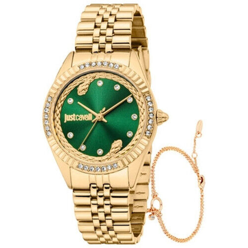 Orologio Donna Just Cavalli ANIMALIER SPECIAL PACK + BRACELET Dorato (Ø 30 mm)