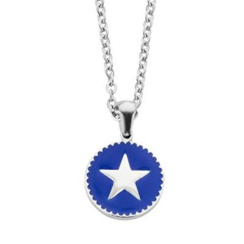 Damenanhänger CO88 Collection 8CN-26049 Silberfarben Blau