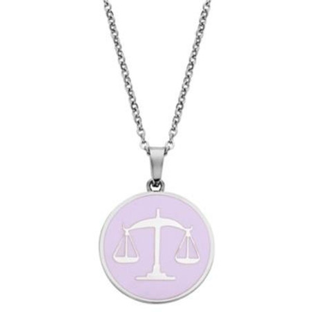 Colgante Mujer CO88 Collection 8CN-26094 Plateado Rosa