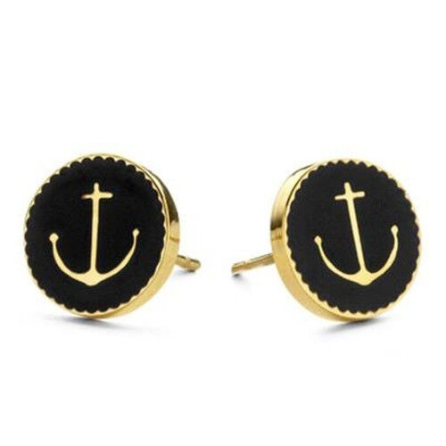 Damenohrringe CO88 Collection 8CE-70023 Gold Schwarz