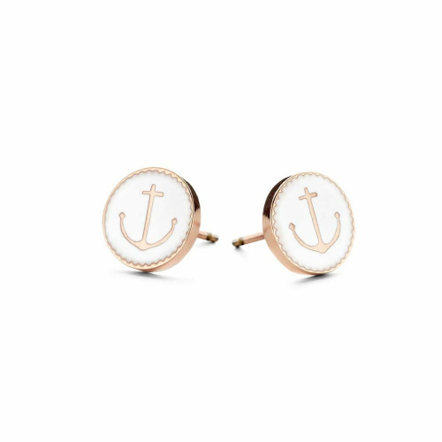 Oorbellen Dames CO88 Collection 8CE-70020 Wit Roze goud