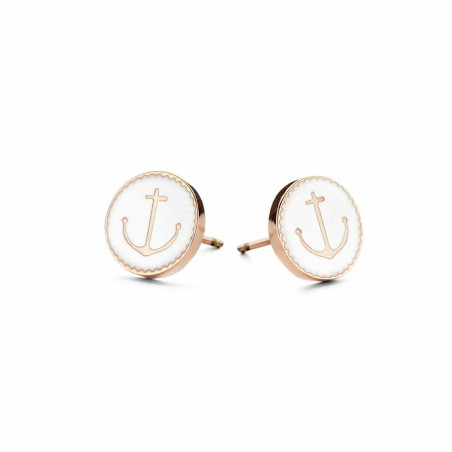 Oorbellen Dames CO88 Collection 8CE-70020 Wit Roze goud
