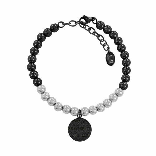 Herrenarmreif CO88 Collection 8CB-14019 Schwarz