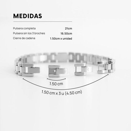 Armband Heren Radiant RH000285 Zilverkleurig