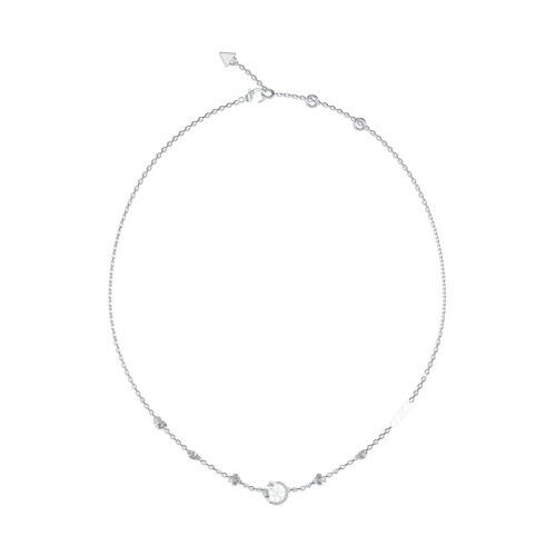 Collana Donna Guess JUBN05038JWRHT-U Argentato
