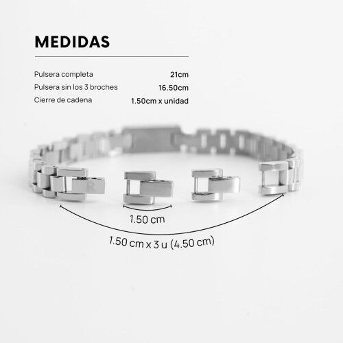 Bracciale Uomo Radiant RH000282 Argentato